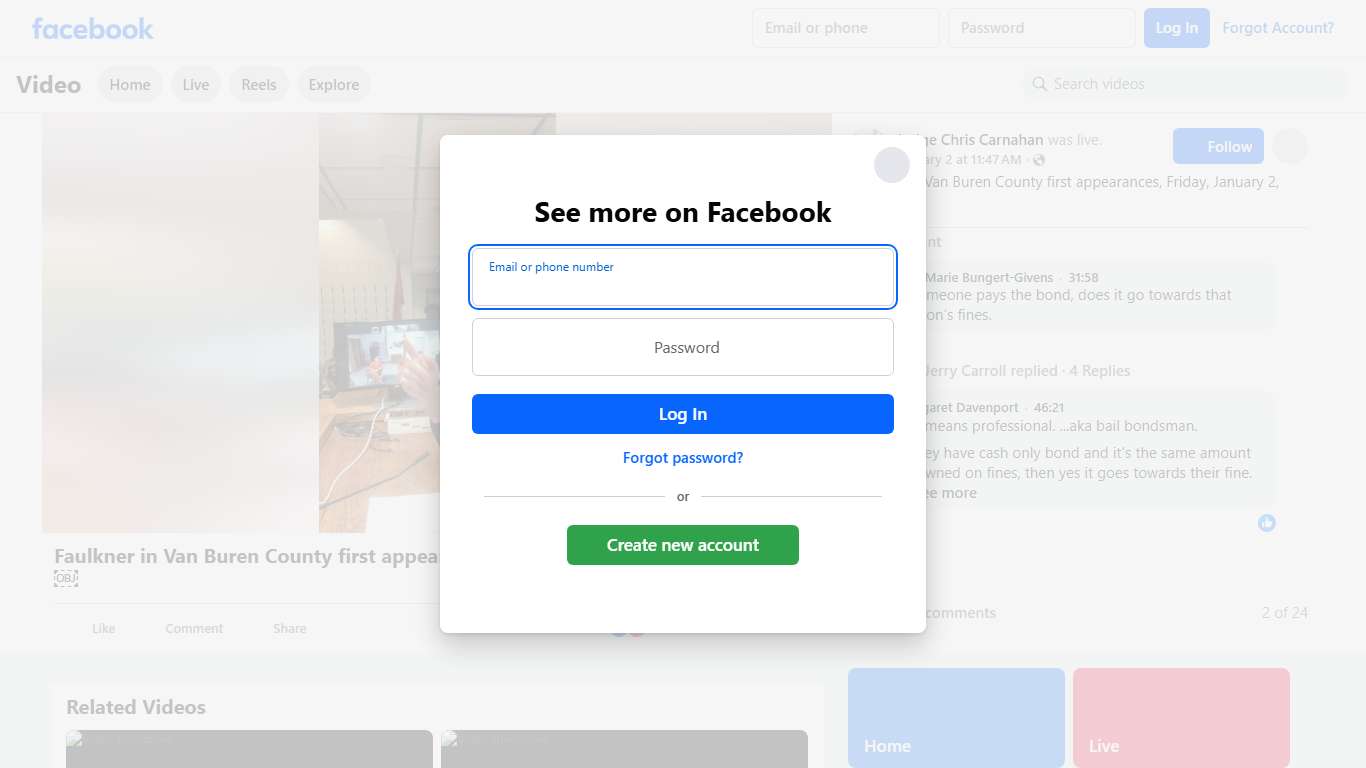 Faulkner in Van Buren County first appearances, Friday, January 2, 2026 ￼ | Judge Chris Carnahan | Facebook